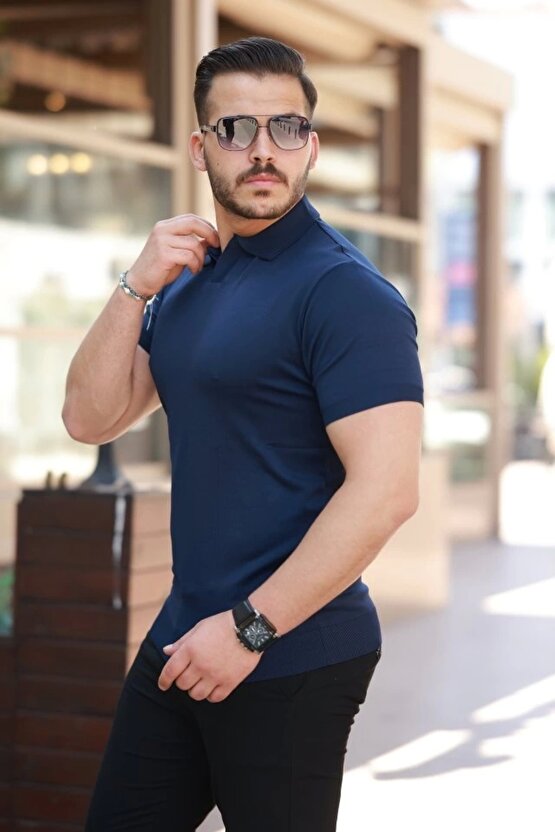 Erkek Hemşire Yaka Kısa Kollu Tişört