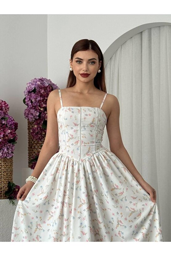 EQURİ Pars İp Askılı Elbise