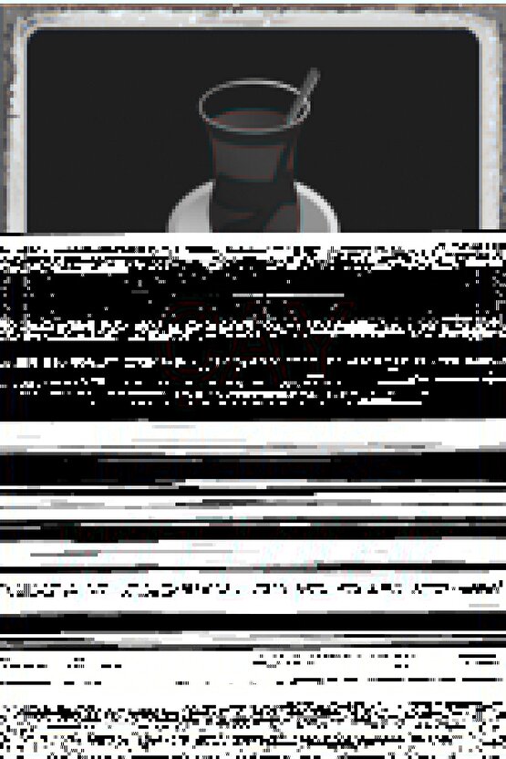 Çay Neredeyse Mutluluk Oradadır Retro Ahşap Poster