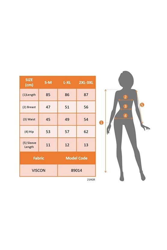 Kadın Kısa Kollu V Yakalı Viskon Elbise