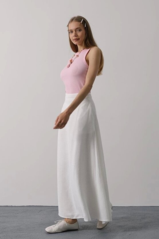 Keten Etek - Beyaz