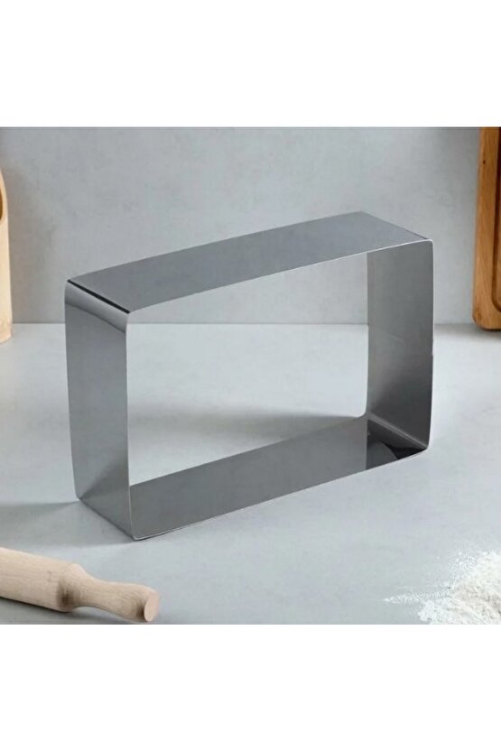 Narkalıp Dikdörtgen Kek Kalıbı En-18cm Boy-28 Cm Derinlik 7cm