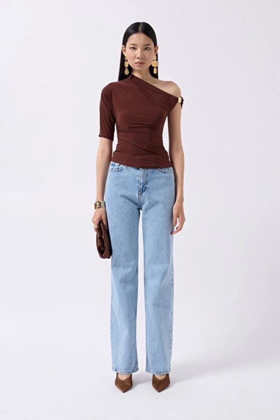 Aksesuar Detay Cutout Bluz