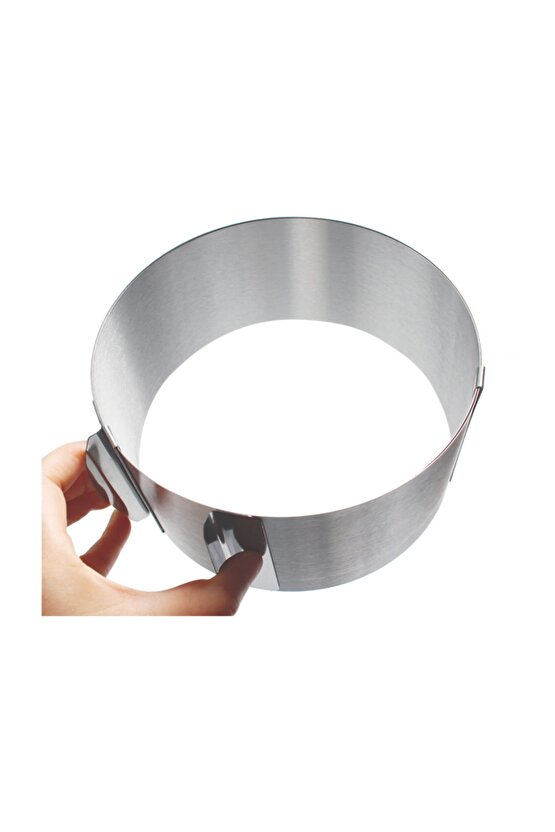 Ayarlanabilir Yuvarlak Kek Kalıbı ve Altlık  8cm