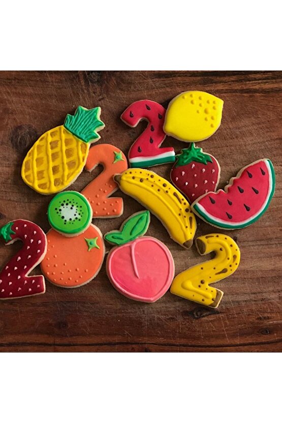 Limon Şekli Paslanmaz Çelik Kurabiye Kalıbı 3 Lü Set