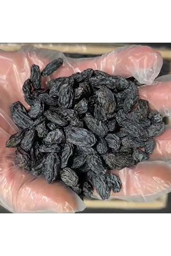 Çekirdeksiz Siyah Kuru Özbek Üzümü, 1 Kg
