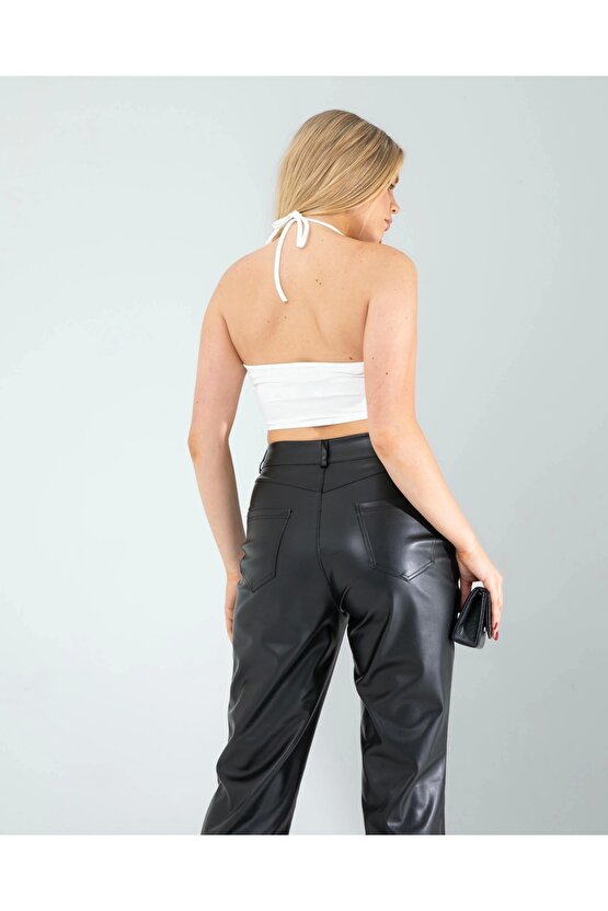 Tul Detay Boyundan Baglamali Askili Bluz – Uygun Fiyatlı, Hızlı - Şık Tasarım