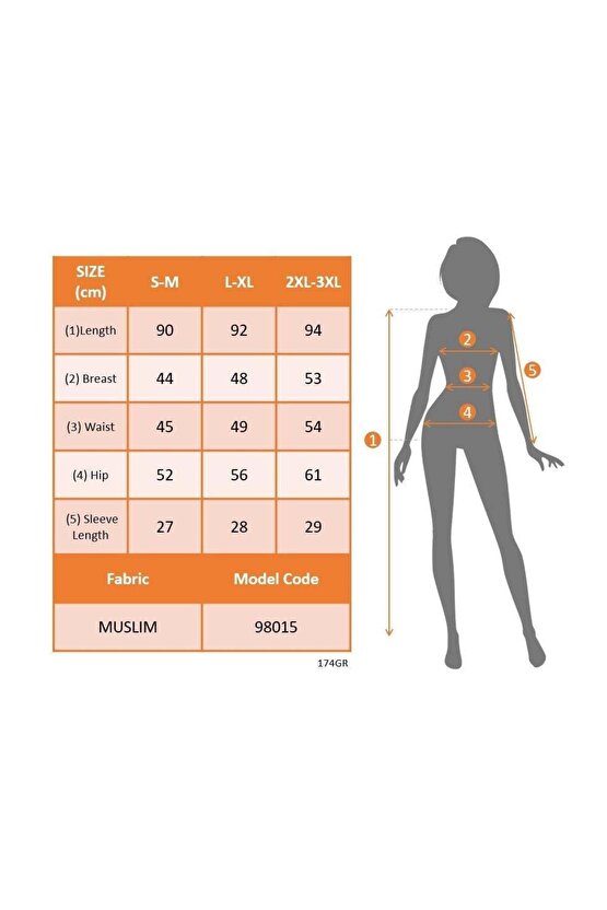 Kadın Kısa Kollu Hakim Yaka önden Düğmeli Kısa Müslim Elbise