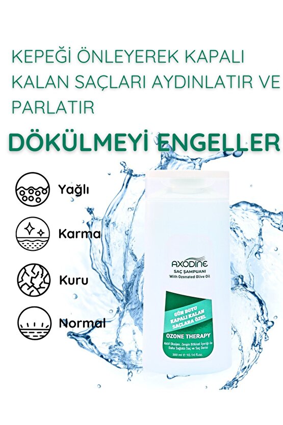 Gün Boyu Kapalı Kalan Saçlara Özel Ozon Terapi Şampuan 300 ML