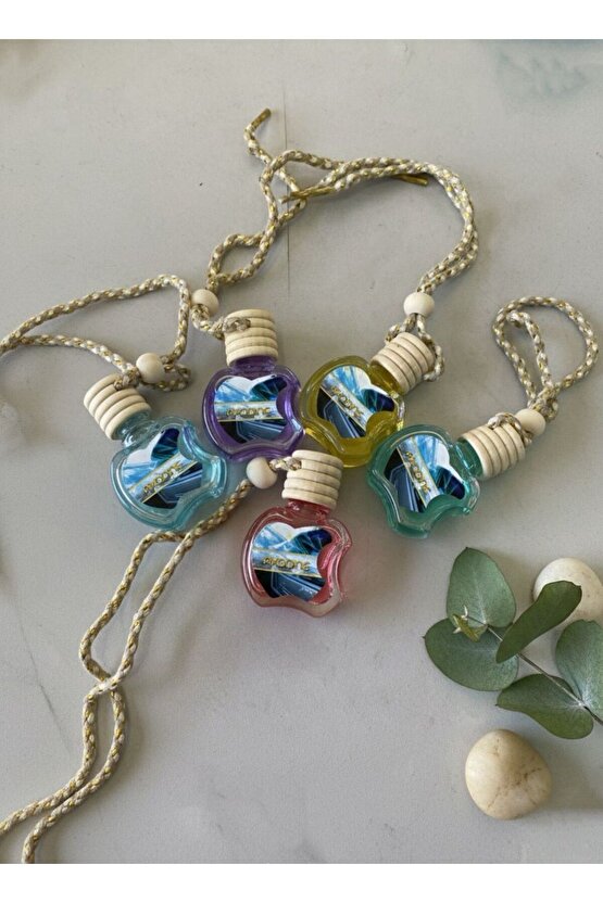 5li Dekoratif Yüksek Yayılımlı Bambu Başlıklı Oto Araç Kokusu -10 Ml- (5 ADET)