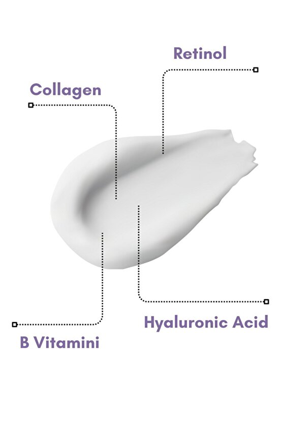 Kırışıklık Karşıtı Gece Bakım Kremi 50 ml - Retinol Içerikli -