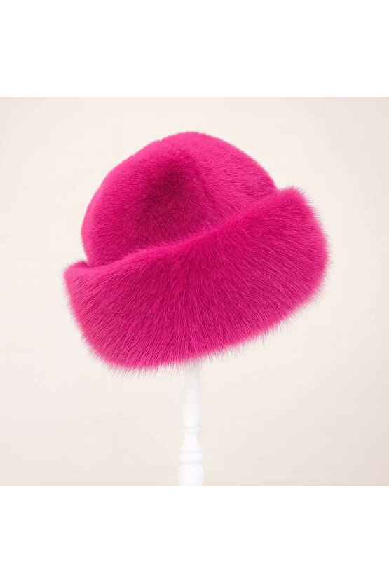 Viral Rus Kalpak Kürklü Pelüş Bere Şapka