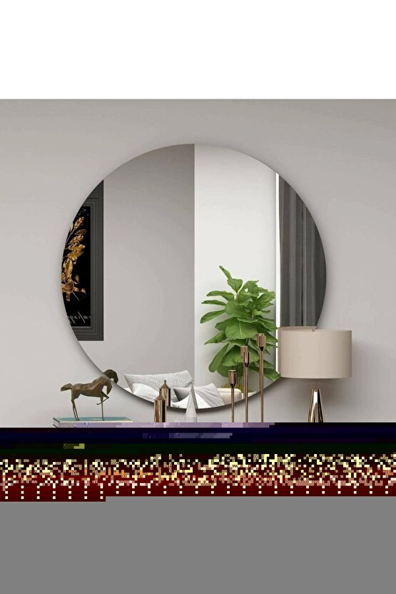 AYNA  YUVARLAK AYNA  DEKORATİF AYNA  BANYO AYNASIKONSOL AYNASI100 CM ÇAPINDA