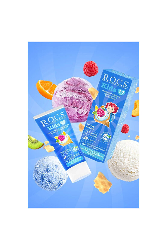 Rocs Kids 3-7 Yaş Meyve Külahı Diş Macunu 35 ml