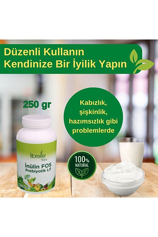 Inülin Fos Prebiyotik Lif 250 gr