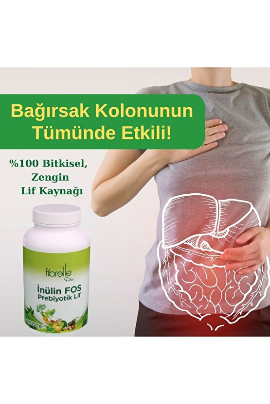 Inülin Fos Prebiyotik Lif 250 gr
