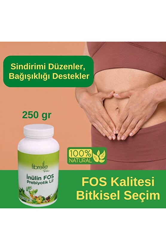 Inülin Fos Prebiyotik Lif 250 gr