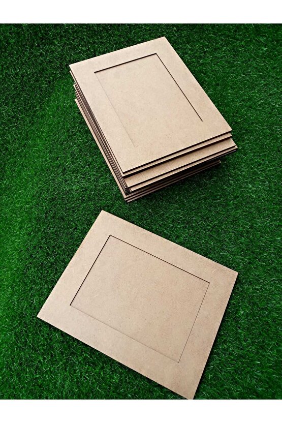 3lü Ham Ahşap Boyanabilir Fotoğraf Çerçeve Çocuk Oyun Boyama Etkinliği Çocuk Eğitici Oyun Etkinlik