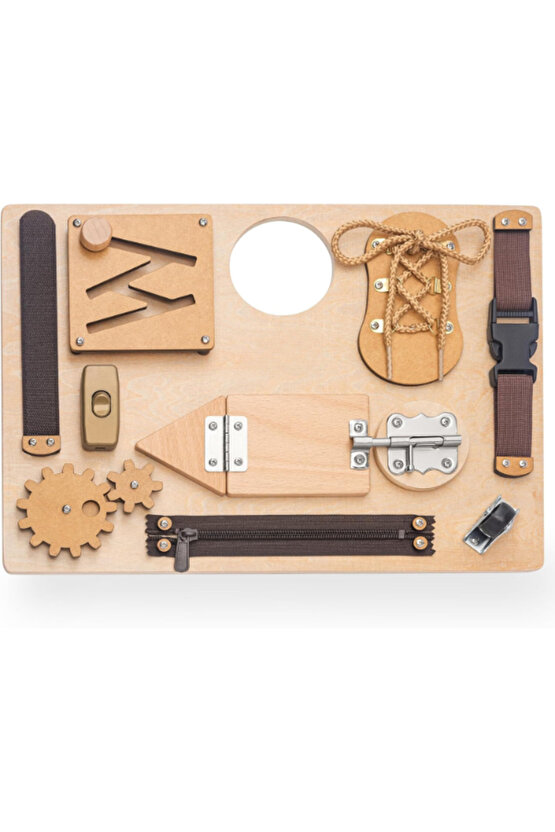 Aktivite Tahtası, İnce Motor Becerilerini Geliştirmek İçin 10 Aktiviteli Duyusal Oyuncak