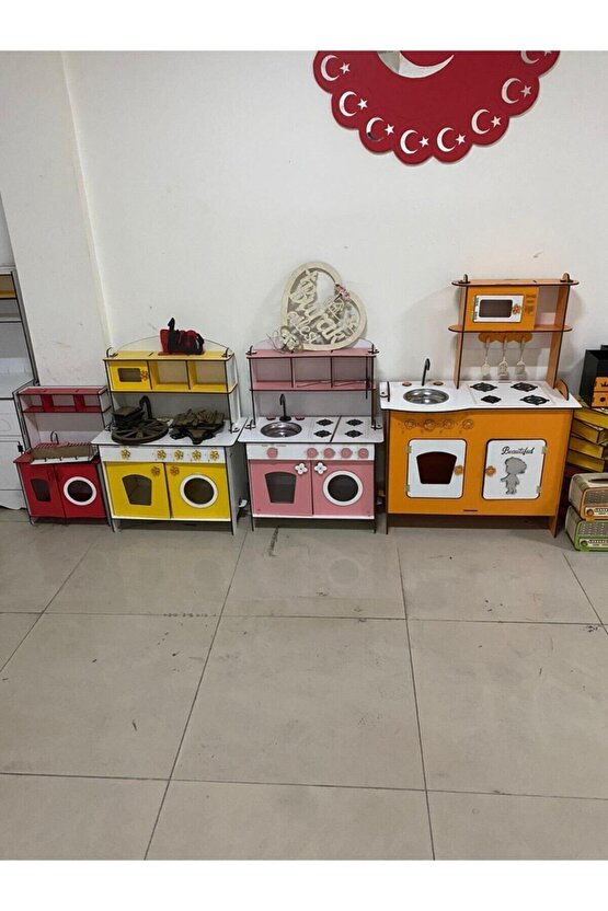 Ahşap Oyuncak Mutfak 6 Mm 100x80 Tüm Renklerde
