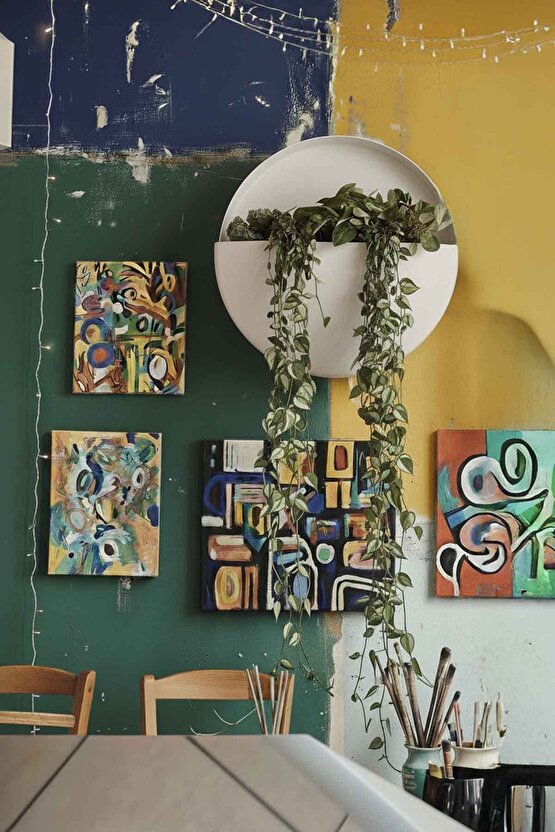 Aura Levitia Fiber Saksı - 30cm x 15cm Duvar Saksısı