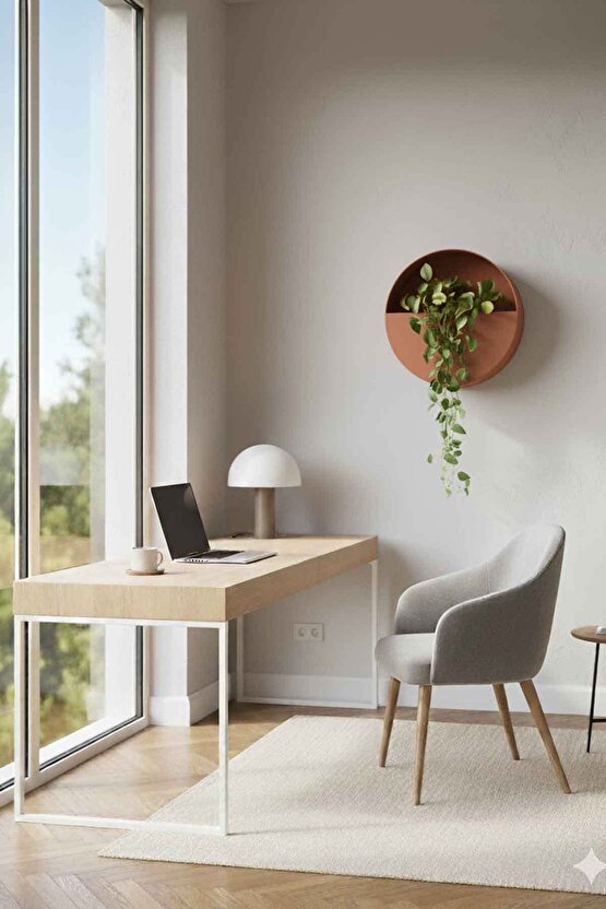 Aura Levitia Fiber Saksı - 30cm x 15cm Duvar Saksısı