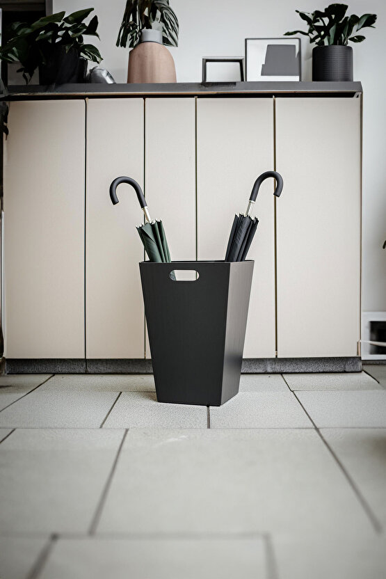 TerraGuard Metal Şemsiyelik Paslanmaz - 35.5cm (Kıvırcık Paspas Dahil)