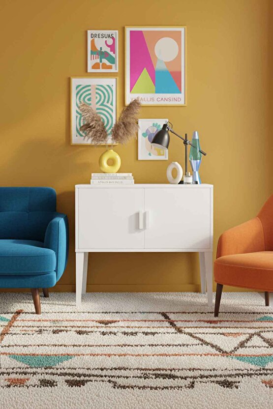 TerraGuard Çift Kapaklı Metal Dolap - 70x35x35cm (Ayaklar Dahil 65cm Yükseklik)