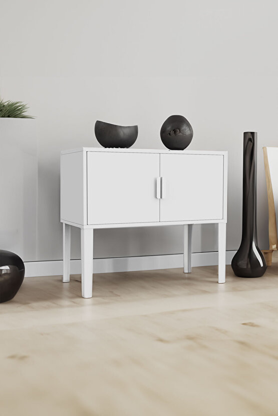 TerraGuard Çift Kapaklı Metal Dolap - 70x35x35cm (Ayaklar Dahil 65cm Yükseklik)