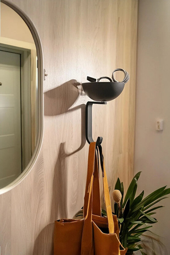 The Case Anahtarlıklı Metal Askılık-antrasit