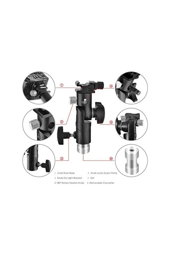 Fotga Umbrella Mount Bracket Şemsiye Flaş Tutucu  V30