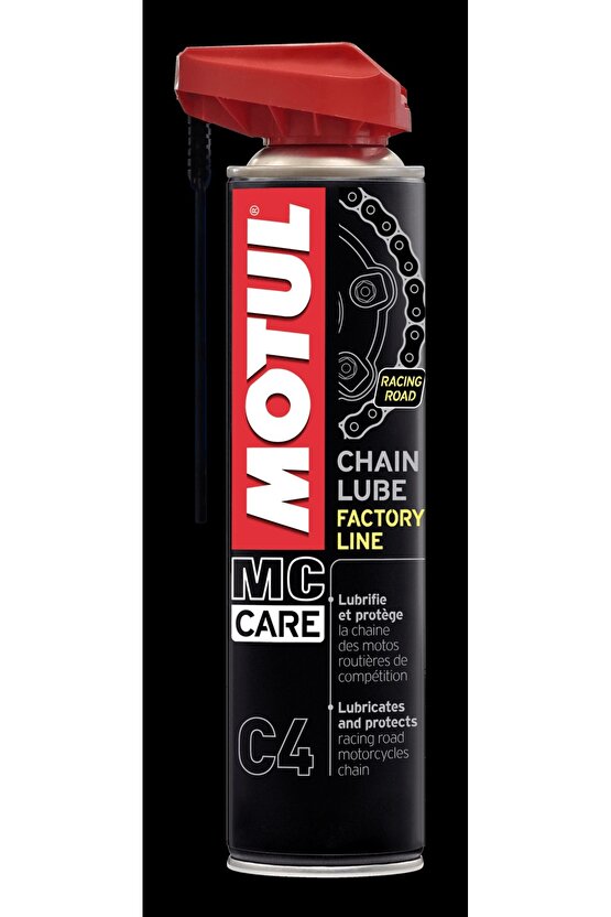 C4 Chain Lube Zincir Yağlama Spreyi 400 Ml. Made In France