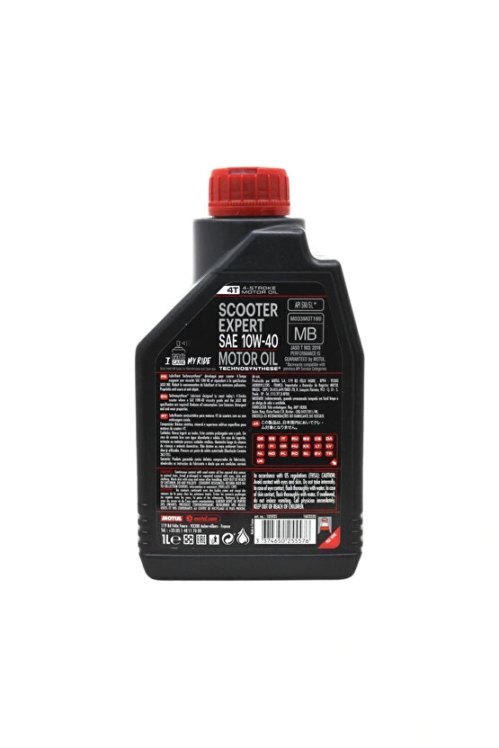 Scooter Expert 10w-40 4T MB Motor Yağı 1 LT