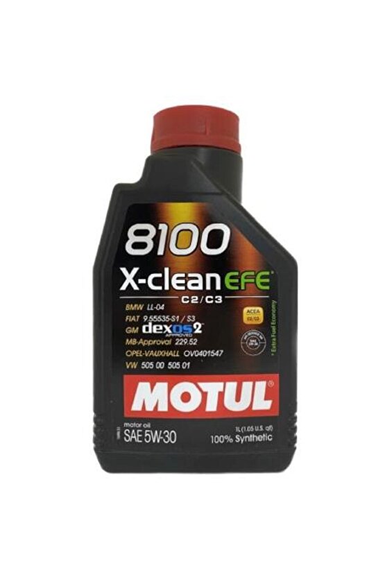 8100 X-clean Efe C2c3 5w-30 Tam Sentetik Motor Yağı 1 L