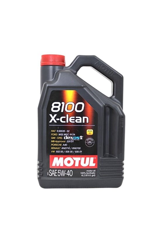 8100 X-clean 5w40 4 Litre