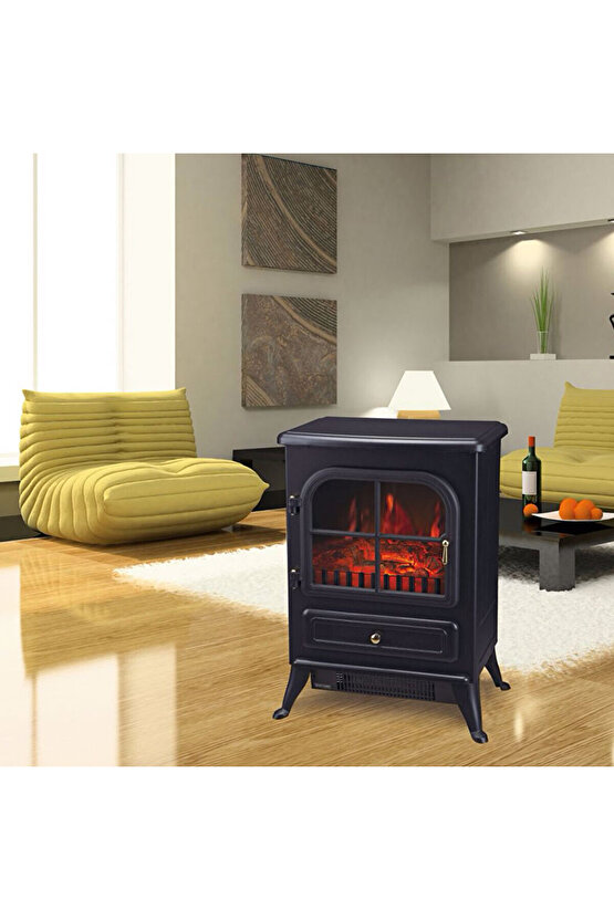 Elektrikli Şömine 1850 Watt, Ayaklı