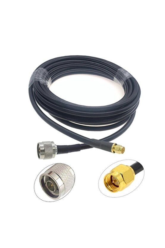 Düşük Kayıplı Helium Kablo 3 Metre Lmr400 Kablo Sma Male N Male
