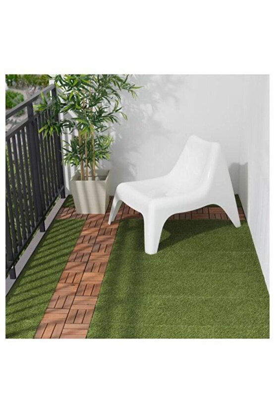 Parke Balkon Teras Yer Döşemesi ( 30 X 30 Cm ) Kahverengi 9 Adet (0.81 M2 )