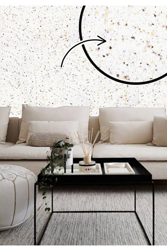 Organik Ipek Sıva - Dekoratif Yalıtım Sıvası - Ses Isı Nem Yalıtımı - Izo-046 - 4 m2