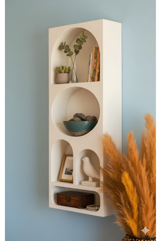 BOHEM TARZI DUVAR RAFI KİTAPLIK