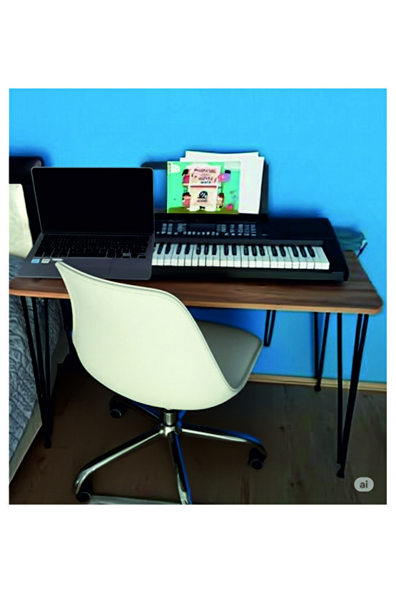 60×120 Metal Ayaklı Masa Mutfak Masası Çalışma Masası Bilgisayar Masası ATLANTİK ÇAM