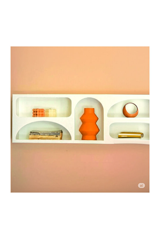 Bohem Modern Duvar RafıKitaplık