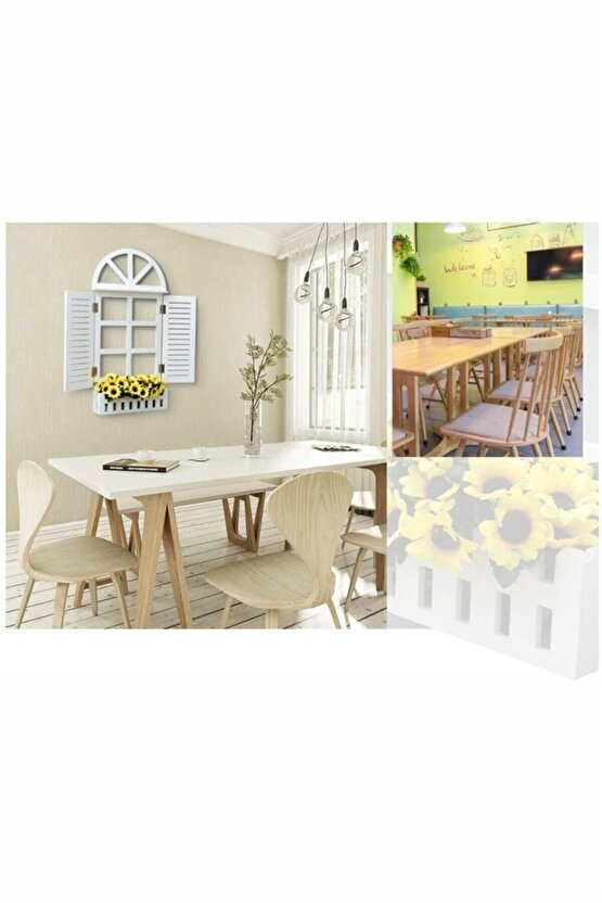 Dedeler Cnc Dekoratif Ahşap Panjur Raf Lake Cilalı 12mm