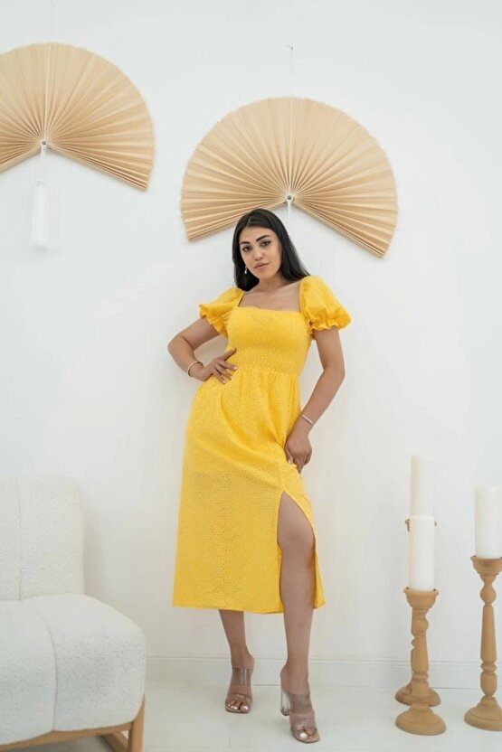 arı Tokalı Fisto Elbise