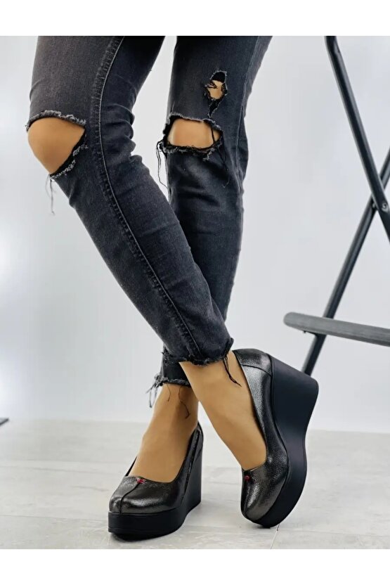 Desenli Desenli Fırfırlı Elbise