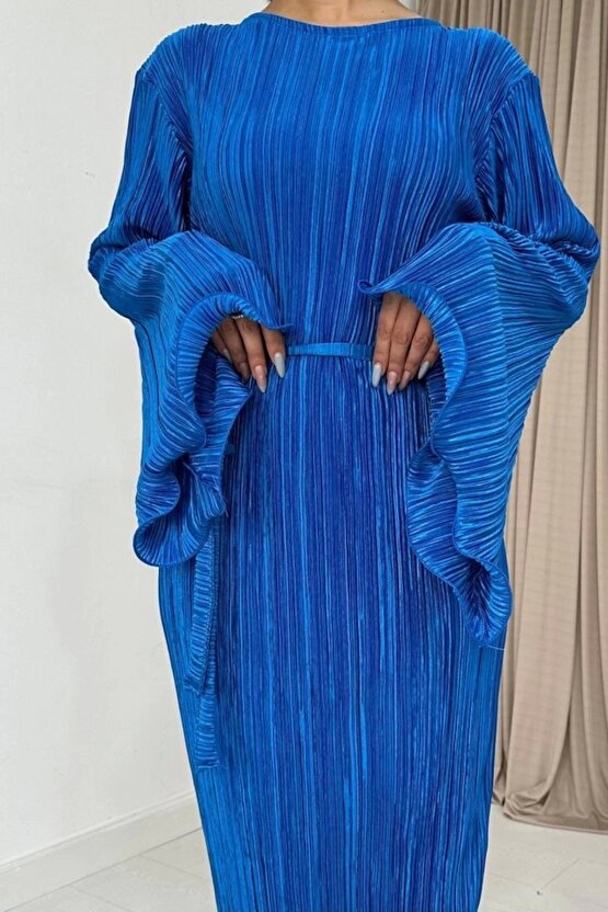 aks İspanyol Kol Piliseli Elbise