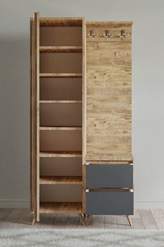 Gizz Portmanto Atlantik Çam-antrasit