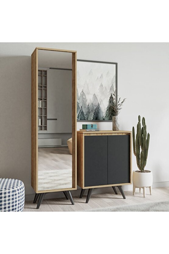 Şimal Aynalı Vestiyer Meşeantrasit