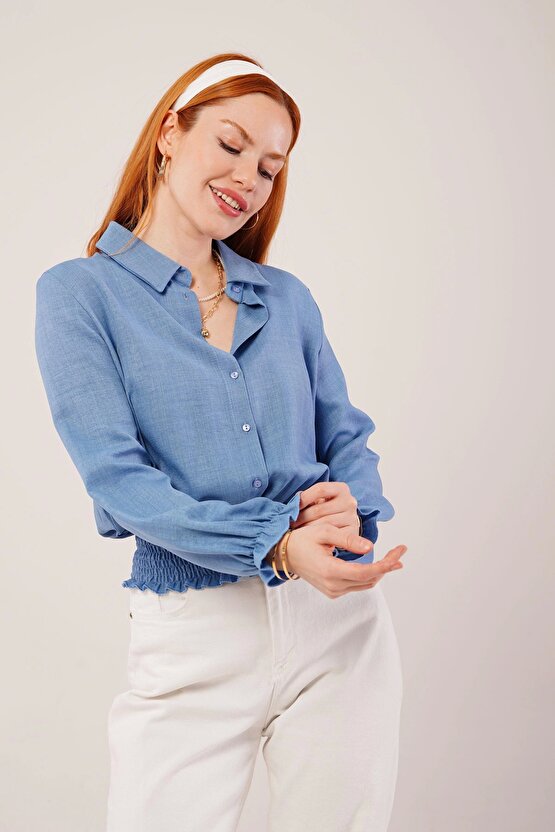 Bel Ve Bilek astikli avi Bluz