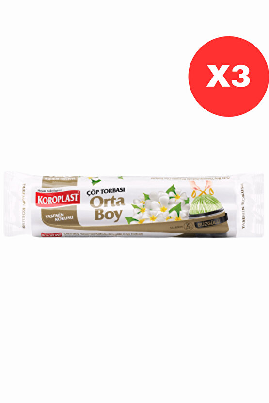 Yasemin Kokulu, Büzgülü Orta Boy Çöp Torbası 15li X3